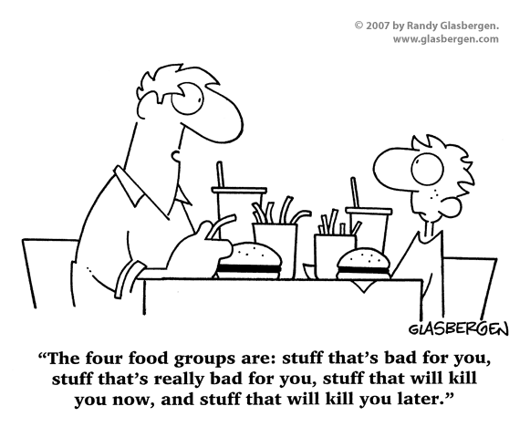 Healthy Diet Cartoon