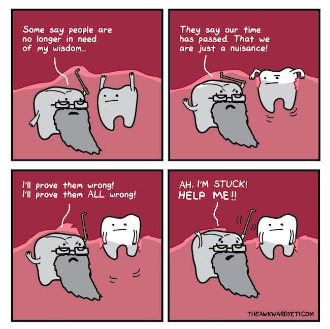 Wisdom Tooth Cartoon