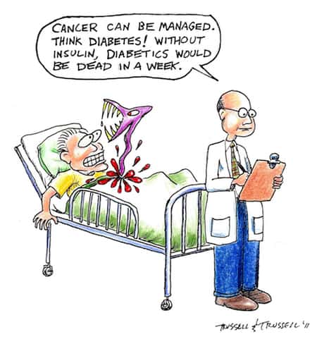 Cancer Diabetes Cartoon
