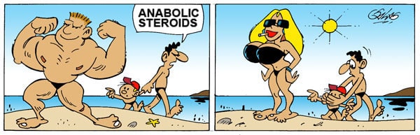 Anabolic Steroids Cartoon
