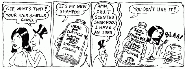 Shampoo Flavour Cartoon