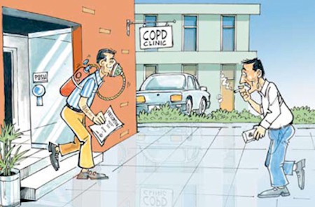 COPD Clinic Cartoon