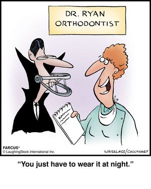 Orthodontist Funny Cartoon