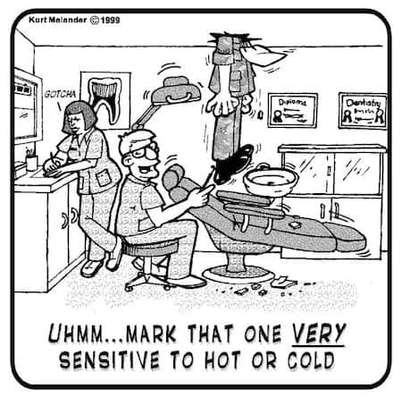 Sensitive to Hot or Cold Cartoon