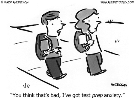 Anxiety Funny Cartoon