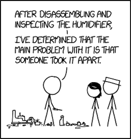 Funny Humidifier Cartoon