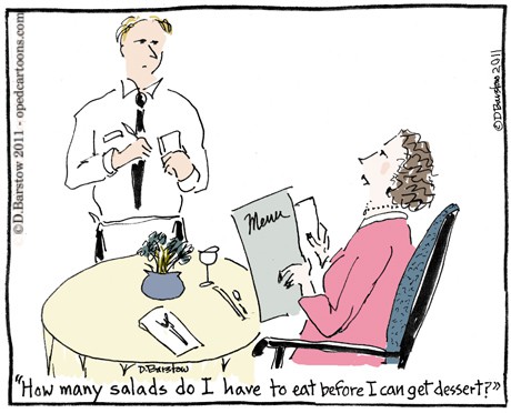 Healthy Diet Funny Cartoon