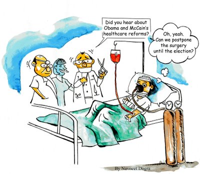 Surgery and Healthcare Funny Cartoon