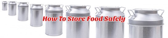 How To Store Food Safely Header