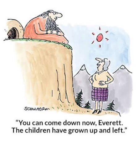 Children Growing Up Funny Cartoon