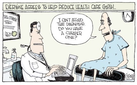 Healthcare Cost Funny Cartoon