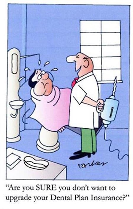 Dental Plan Insurance Funny Cartoon