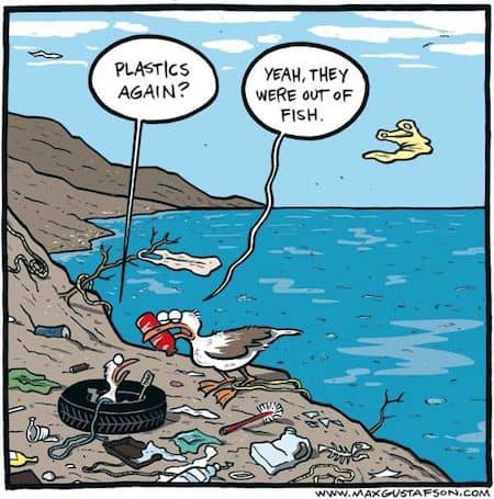 Plastics Funny Cartoon