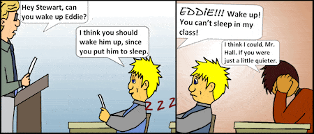 Sleep Funny Cartoon