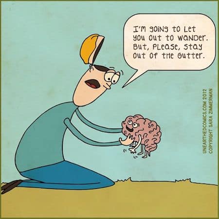Funny Brain Cartoon