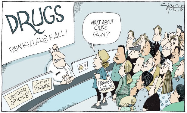 Funny Opioid Cartoon