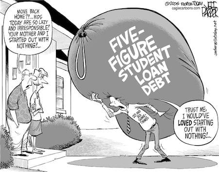 Funny Student Loans for Doctors Funny Cartoon