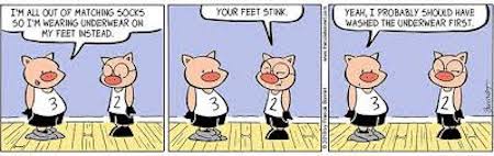 Funny Smelly Feet Cartoon