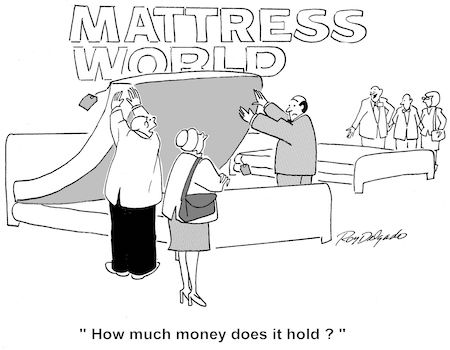 Mattress World Funny Cartoon