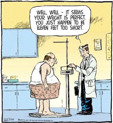 Funny Weight Loss Cartoon Medical Island