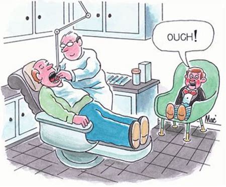 Funny Dental Surgeon Cartoon