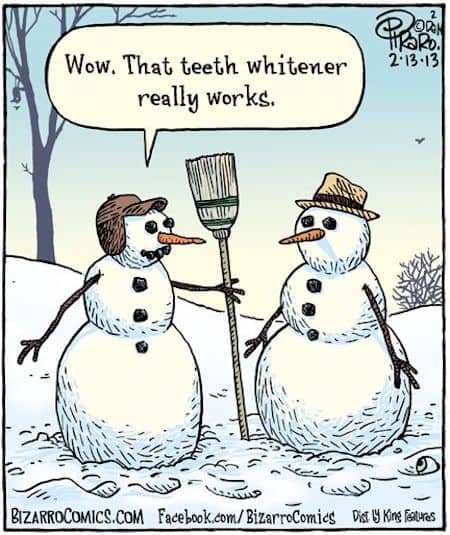 Teeth Whitener Funny Cartoon