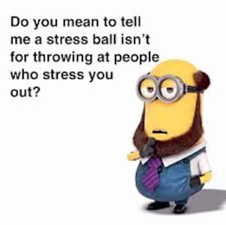 Funny CBD and Stress Cartoon