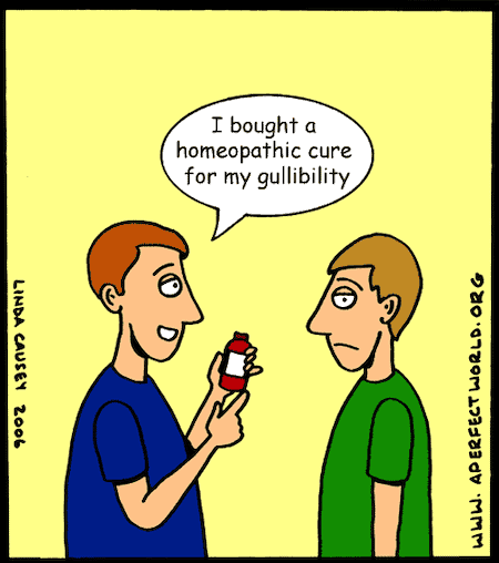 Homeopathic Cure Funny Cartoon