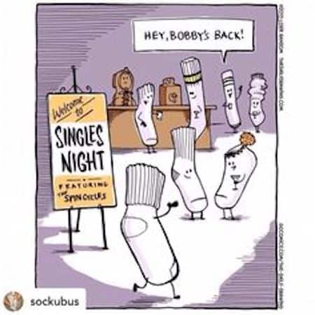 Funny Socks Cartoon