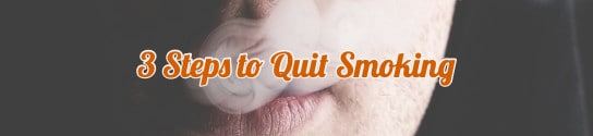 3 Steps to Quit Smoking