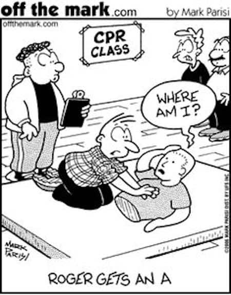 Funny CPR Cartoon