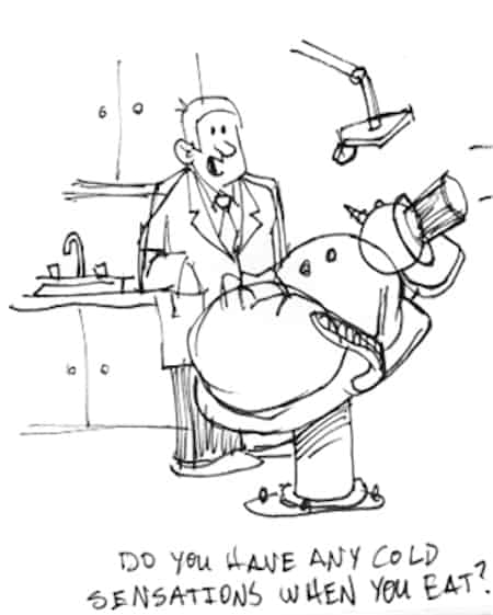 Funny Dental Hygienist Cartoon