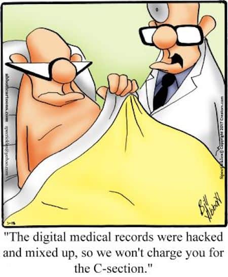 Funny Medical Records Cartoon