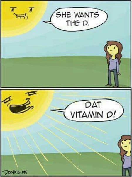 Funny Vitamin D Cartoon