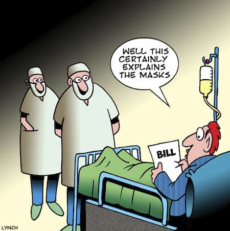 Funny Hospital Billing Cartoon