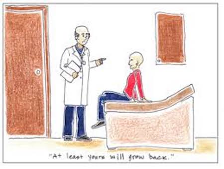 Funny Cancer Chemotherapy Cartoon