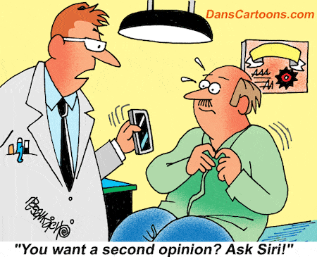 Funny Health Opinion Cartoon