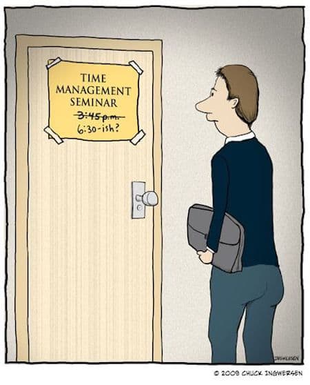Funny Time Management Cartoon