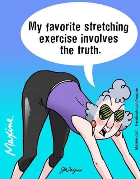 Funny Stretching The Truth Exercise