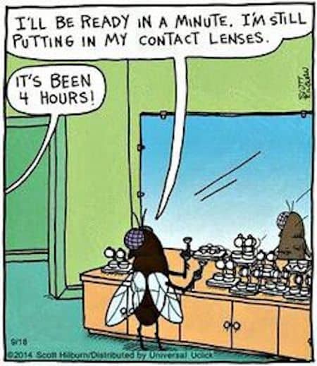 Funny Contact Lens Cartoon