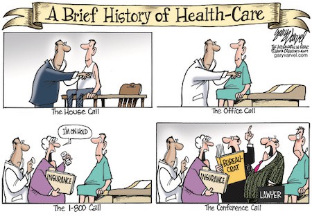 Funny Healthcare History Cartoon