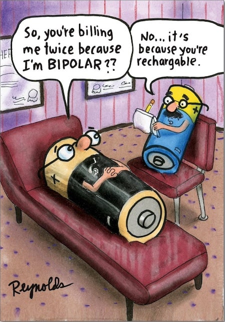 Funny Bipolar Disorder Cartoon
